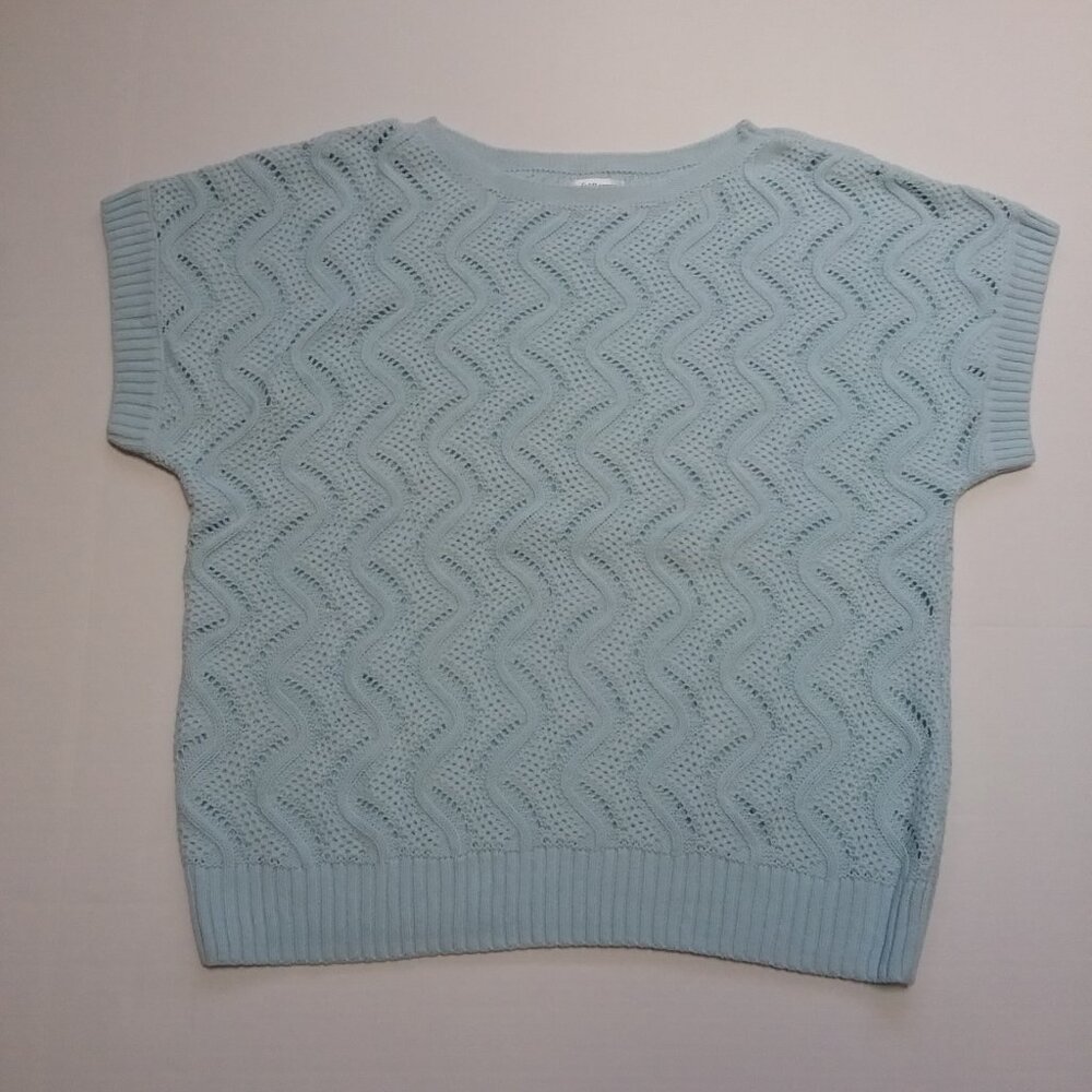Croft & Barrow Jewel Neck Crochet Pattern Sweater